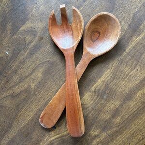 Wooden Salad Serving Utensils